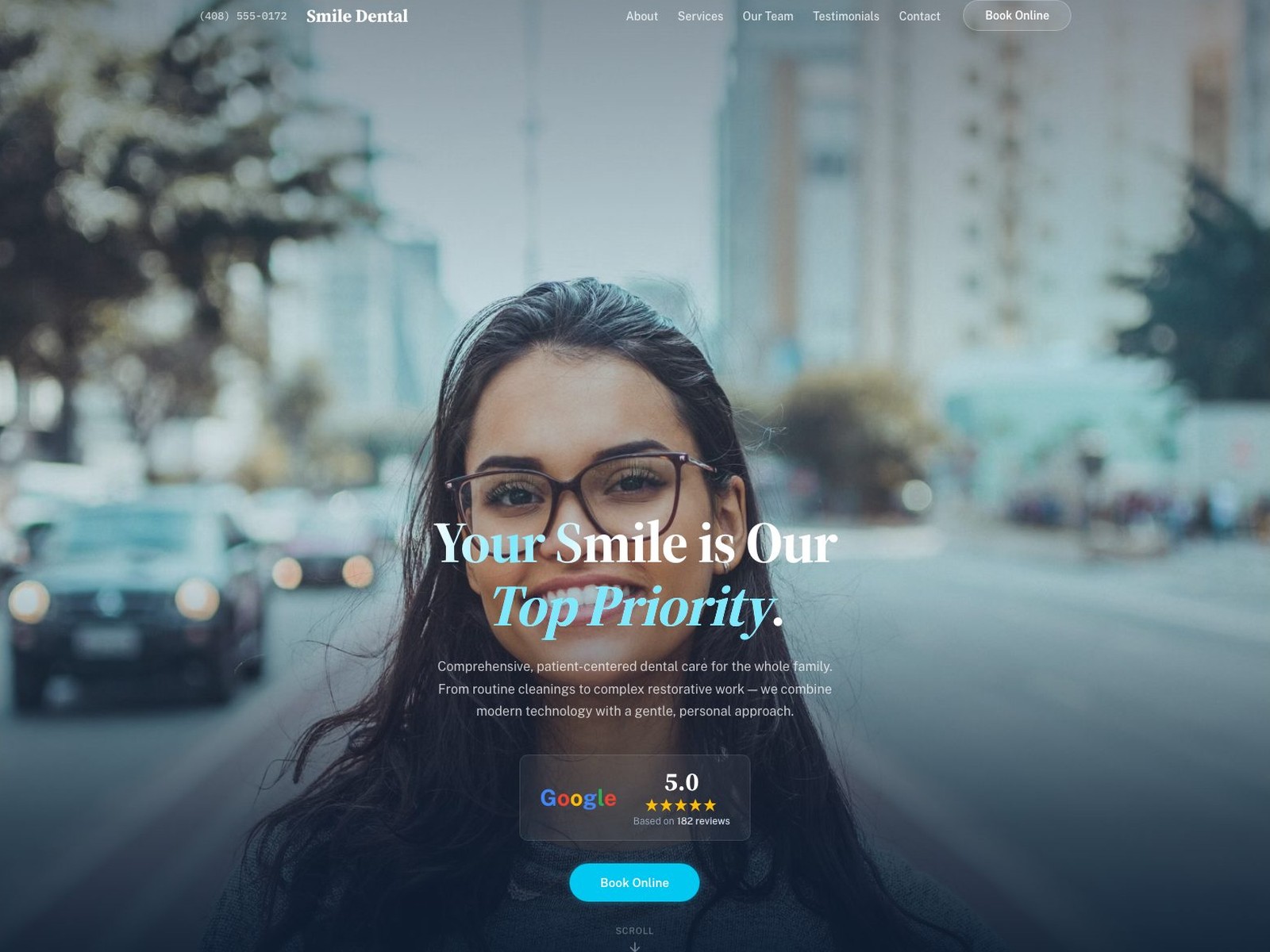 Smile Dental website preview